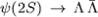 $\psi (2S)\,\to\,\Lambda\,\bar\Lambda$